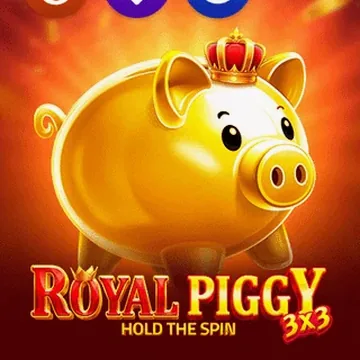 Gokkast 3x3 Royal Piggy Hold the Spin van Gamzix bij Betwest
